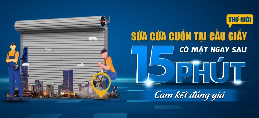 Sửa Cửa Cuốn Tại Cầu Giấy Giá Rẻ Có Mặt Nhanh 24/7