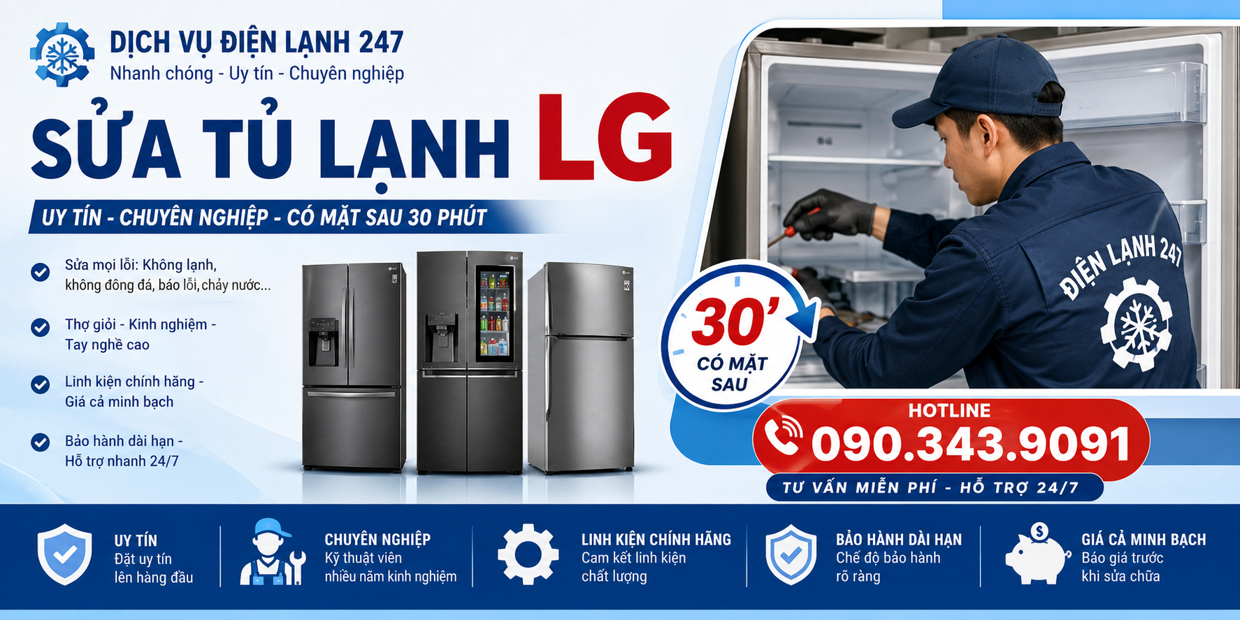 Sửa Tủ Lạnh LG inevrter tại Hà Nội | Thợ Chuyên Trên 10 Năm Kinh Nghiệm Sửa Ngay Tại Nhà